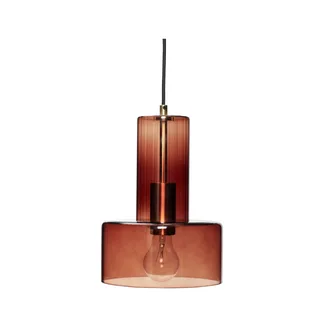 Ripple Pendant Amber by Hübsch – product photo 2 of 2