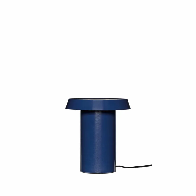 Keen Table Lamp Dark blue von Hübsch – Produktfoto