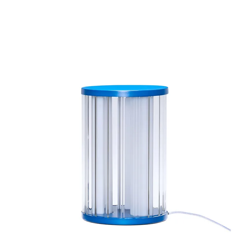 Aru Table Lamp Blue by Hübsch – product photo 4 of 4