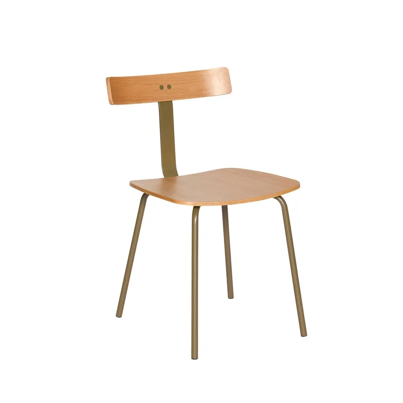 Hock Dining Chair Natural/Green by Hübsch – product photo 7 of 7