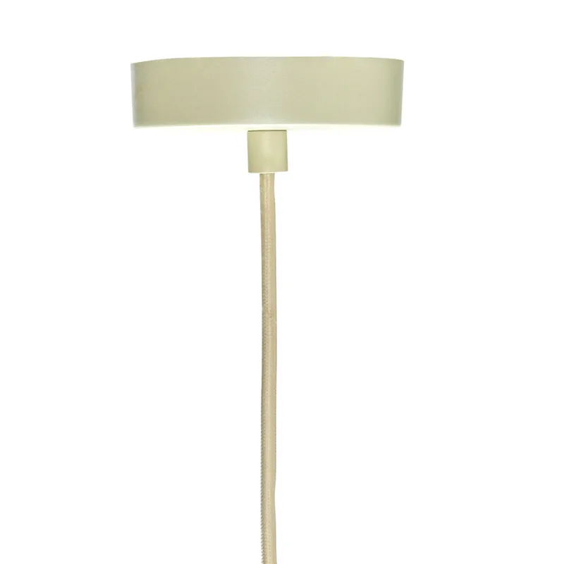 Solid Pendant Lamp White/Sand de Hübsch – photo du produit 3 sur 8