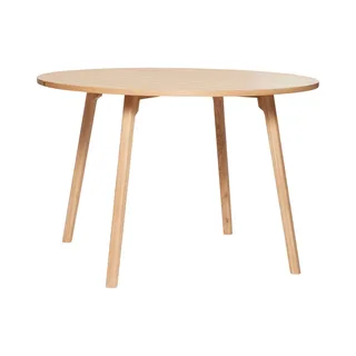 Ground Dining Table Round Natural by Hübsch – product photo 4 of 4