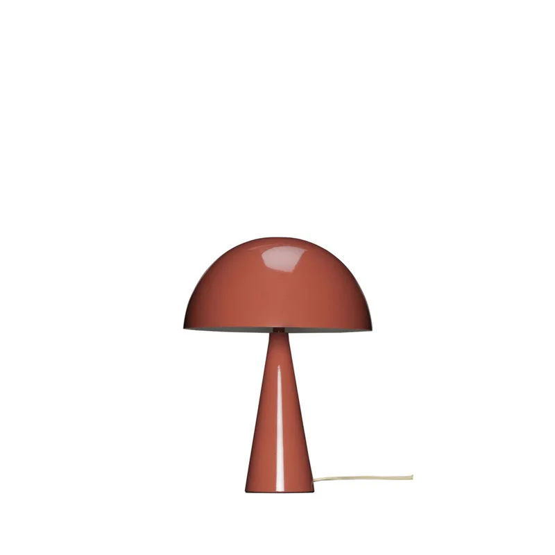 Mush Table Lamp Mini Red van Hübsch – productfoto 6 van 6