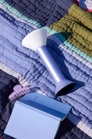 Flash Portable Lamp Metallic Purple by Hübsch – interior photo 5 of 7