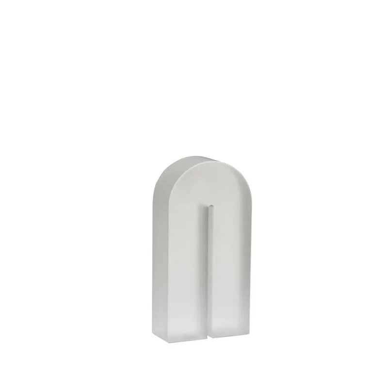 Arch Bookend Frosted von Hübsch – Produktfoto