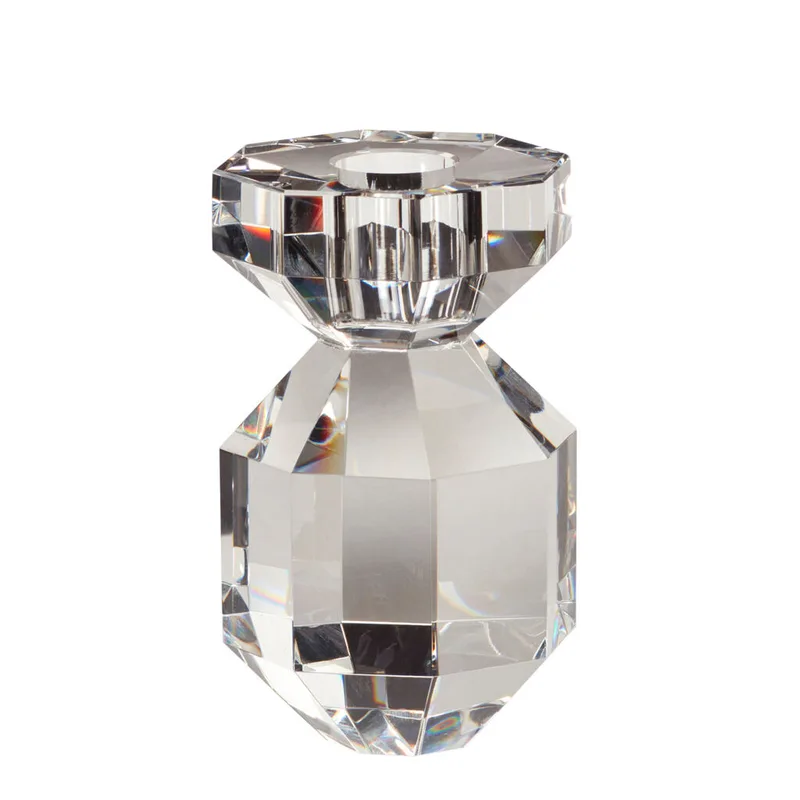 Gem Candlestick Clear von Hübsch – Produktfoto