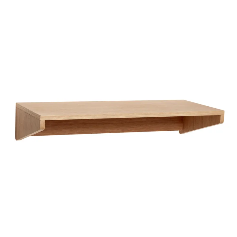 Folk Wall Mounted Desk Natural de Hübsch – photo du produit