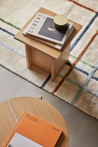 Straight Side Table Natural by Hübsch – interior photo 2 of 6