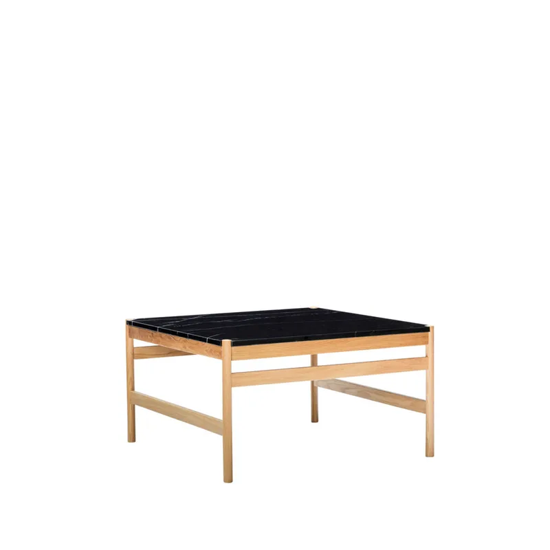 Raw Coffee Table Black/Natural by Hübsch – product photo 2 of 2