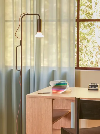 Ido Floor Lamp Brown by Hübsch – interior photo 3 of 5