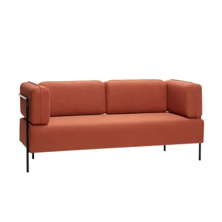 Block Sofa Maroon von Hübsch – Produktfoto 3 von 3