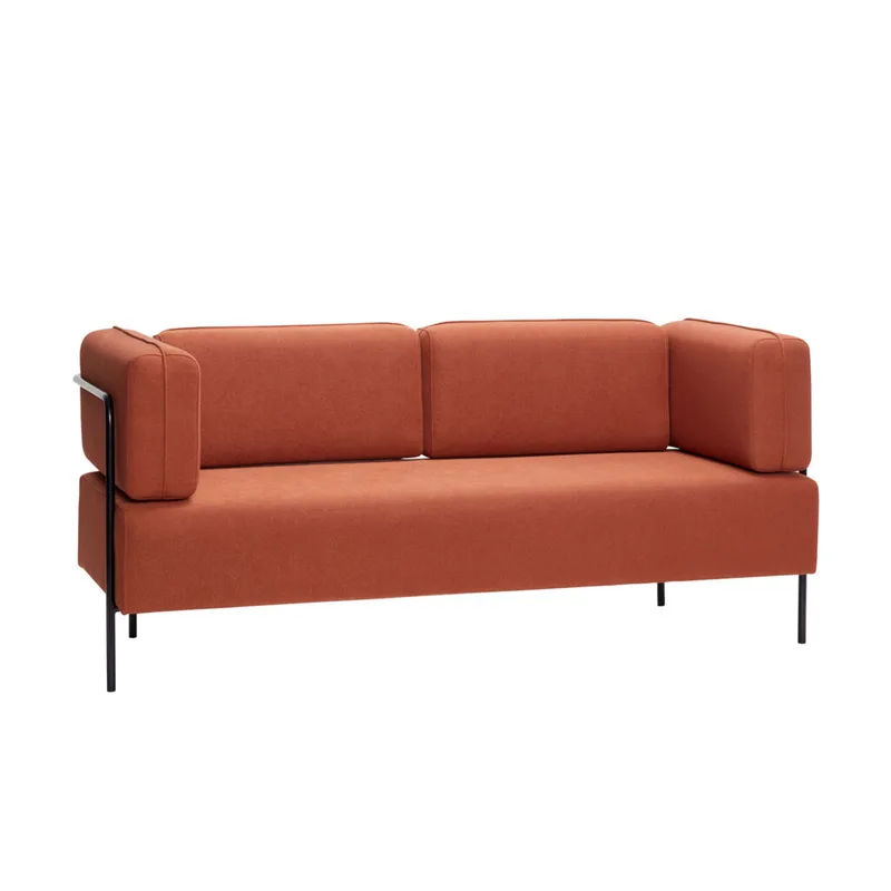 Block Sofa Maroon von Hübsch – Produktfoto 3 von 3