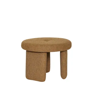 Rocco Pouffe Ochre van Hübsch – productfoto 5 van 5