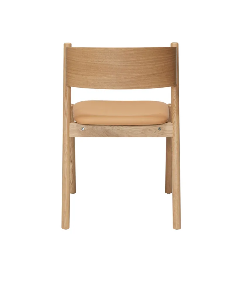 Oblique Dining Chair Seat Natural by Hübsch – product photo 3 of 8