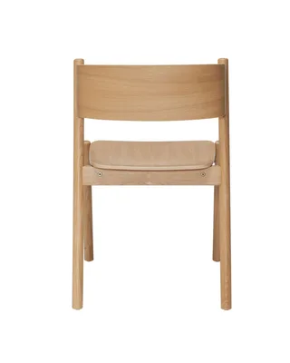 Oblique Dining Chair Natural by Hübsch – product photo 3 of 7