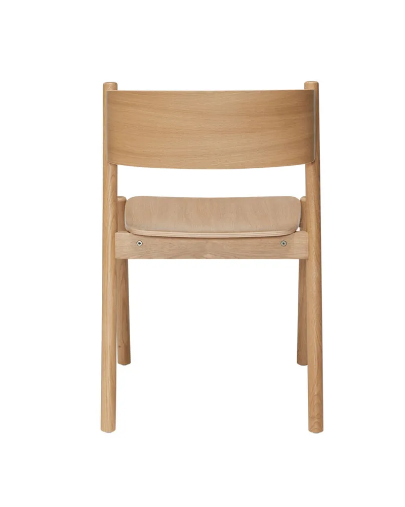 Oblique Dining Chair Natural by Hübsch – product photo 3 of 7