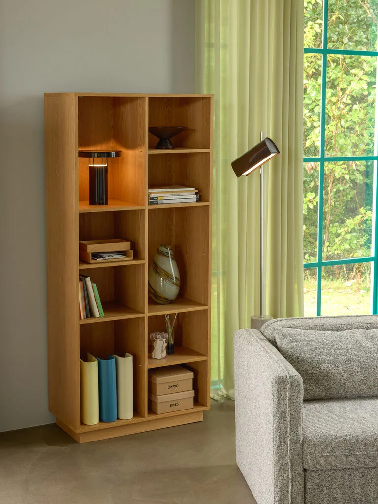 Disco Shelf Unit Large Natural by Hübsch – interior photo 6 of 7
