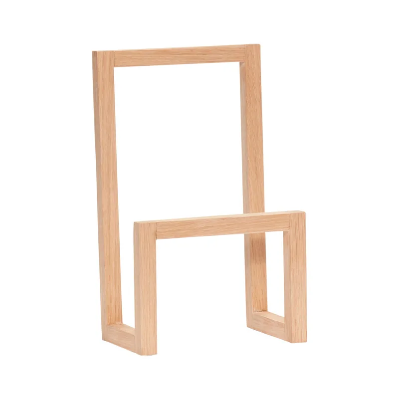 Market Magazine Holder Natural von Hübsch – Produktfoto 3 von 3