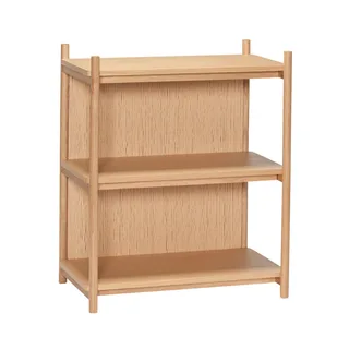 Heritage Shelf Unit Small Natural van Hübsch – productfoto 6 van 6