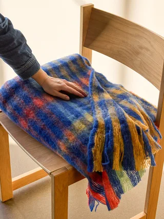 Loom Plaid Multicolour by Hübsch – interior photo 1 of 2
