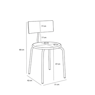 Koi Dining Chair Black by Hübsch – product photo 4 of 9