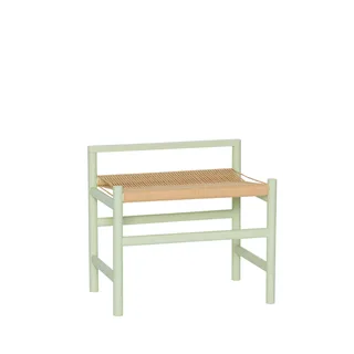 Heritage Bench Small Light green de Hübsch – photo du produit 5 sur 5
