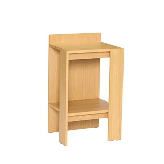 Merge Bedside Table Natural by Hübsch – product photo 7 of 7