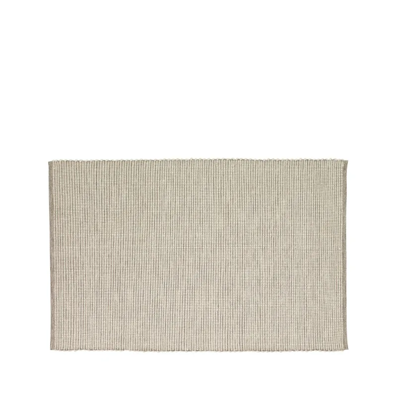 Poppy Rug Large Grey/White by Hübsch – product photo 4 of 4