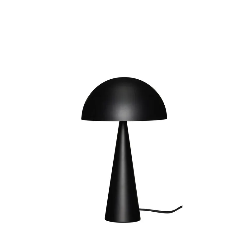 Mush Table Lamp Tall Matt Black van Hübsch – productfoto