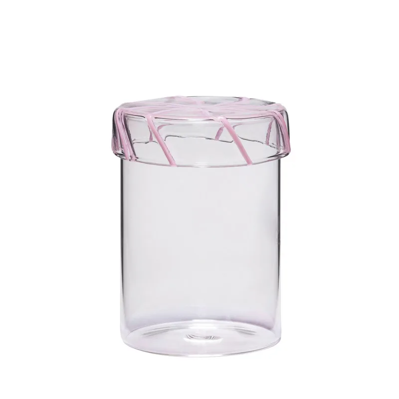 Heir Storage Jar Medium Pink by Hübsch – product photo 6 of 6
