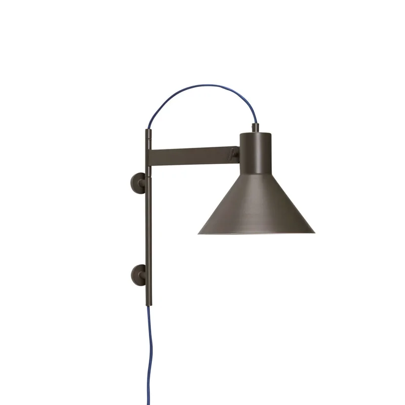 Studio Wall Lamp Brown by Hübsch – product photo 3 of 3