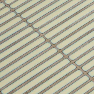 Tile Side Table Mint/Natural von Hübsch – Ambientefoto 2 von 5