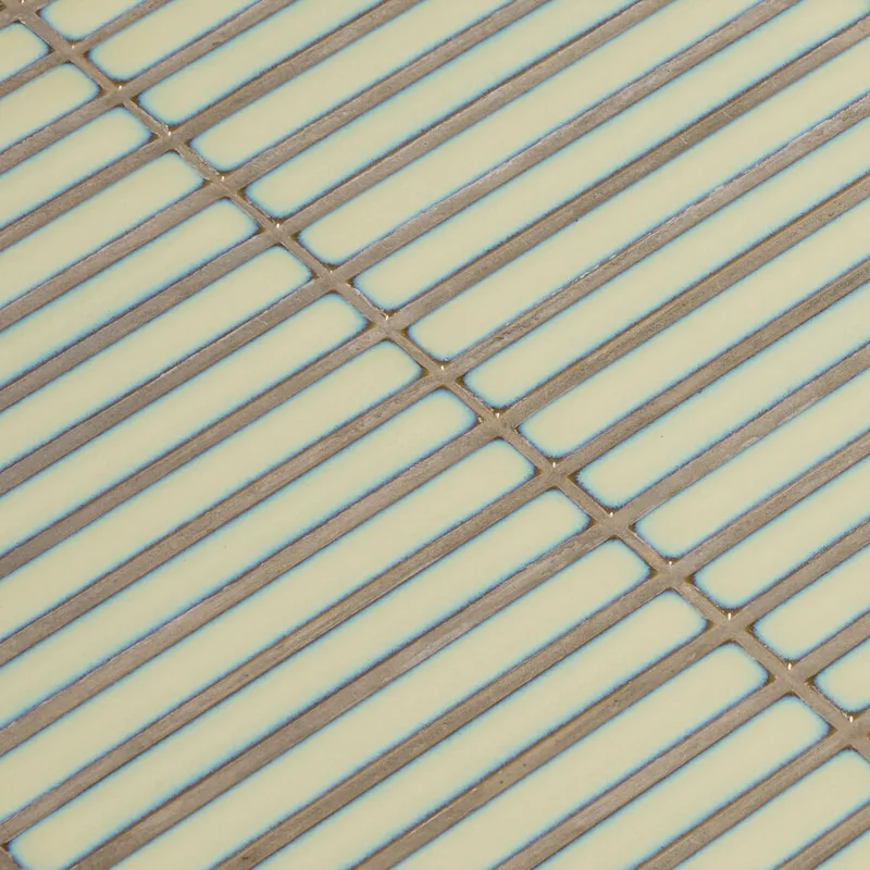 Tile Side Table Mint/Natural von Hübsch – Ambientefoto 2 von 5