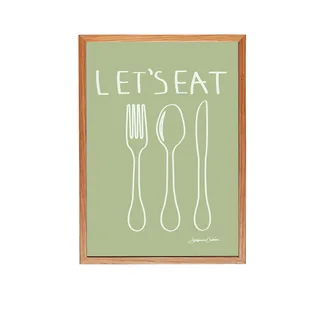 Hübsch x Peléton – Let’s Eat by Stephie Cardona van Hübsch – productfoto 3 van 3