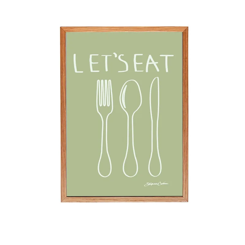 Hübsch x Peléton – Let’s Eat by Stephie Cardona van Hübsch – productfoto 3 van 3