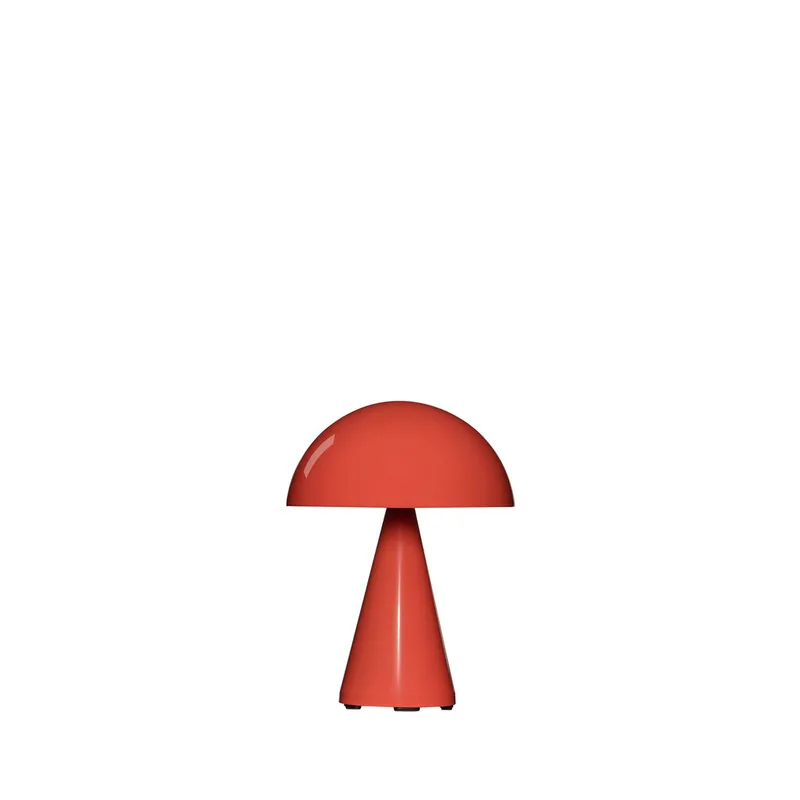 Mush Portable Lamp Bright Red by Hübsch – product photo
