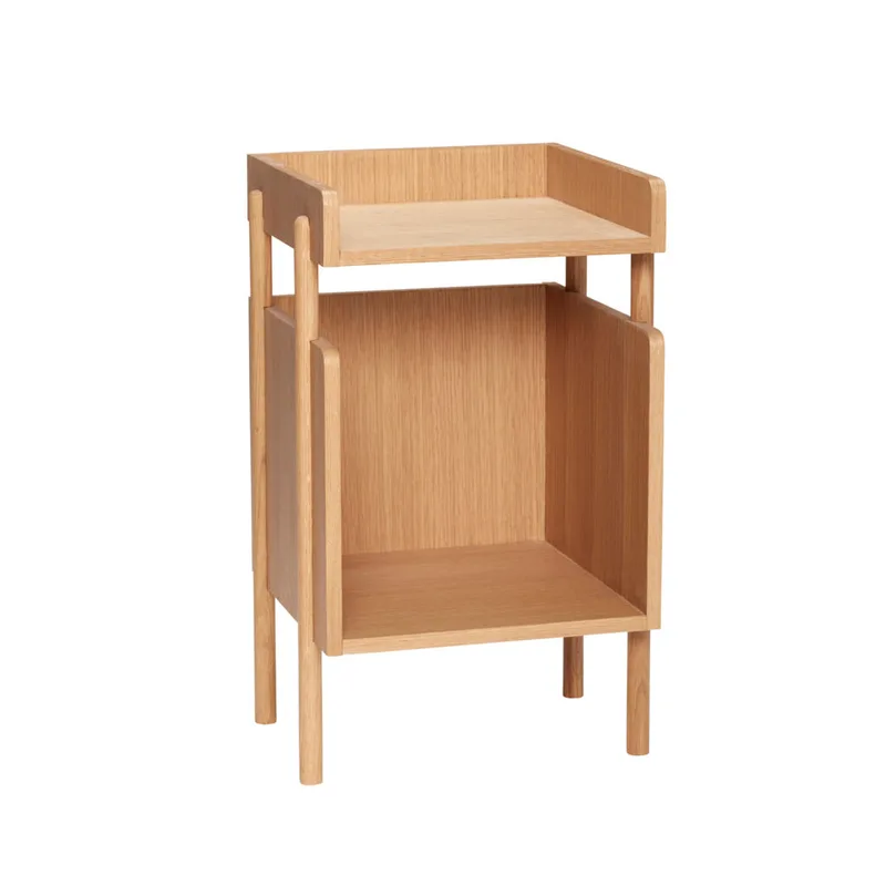Archive Bedside Table Natural by Hübsch – product photo