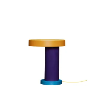 Magic Table Lamp Purple/Yellow by Hübsch – product photo 7 of 7