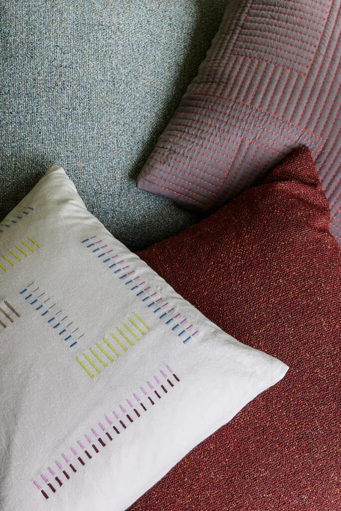Sola Cushion Red by Hübsch – interior photo 3 of 5