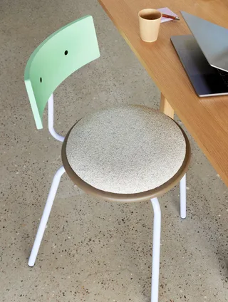 Koi Dining Chair Brown/Green/Purple by Hübsch – interior photo 5 of 10