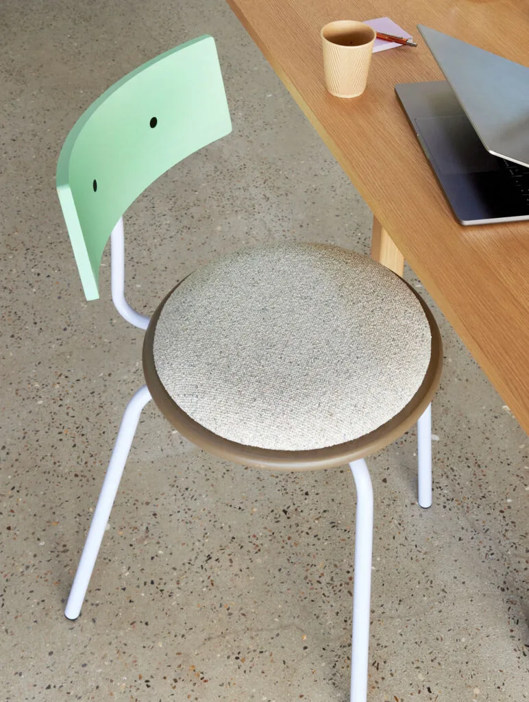 Koi Dining Chair Brown/Green/Purple by Hübsch – interior photo 5 of 10