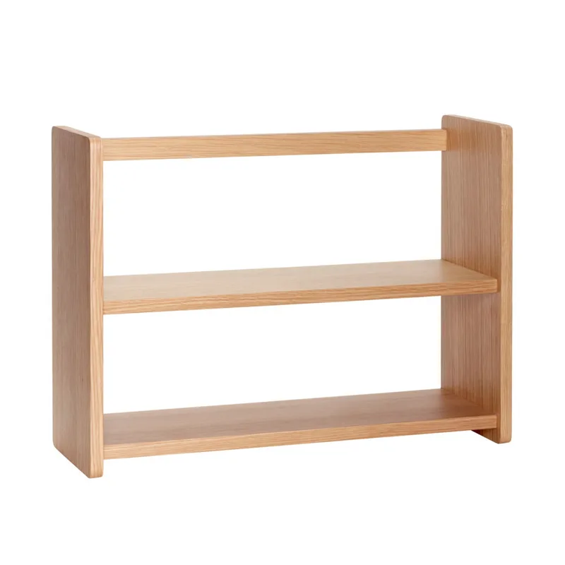 Nomad Shelf Double Natural van Hübsch – productfoto