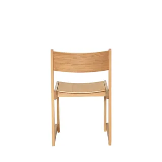 Forma Dining Chair Natural de Hübsch – photo du produit 3 sur 10