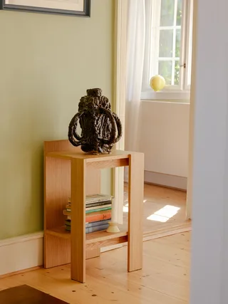 Merge Bedside Table Natural by Hübsch – interior photo 5 of 7