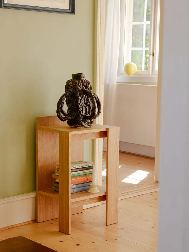 Merge Bedside Table Natural by Hübsch – interior photo 5 of 7