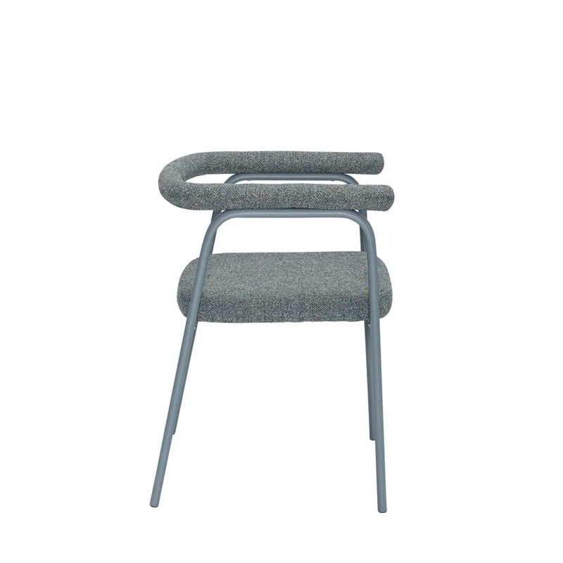 Ecto Dining Chair Grey by Hübsch – product photo 3 of 8