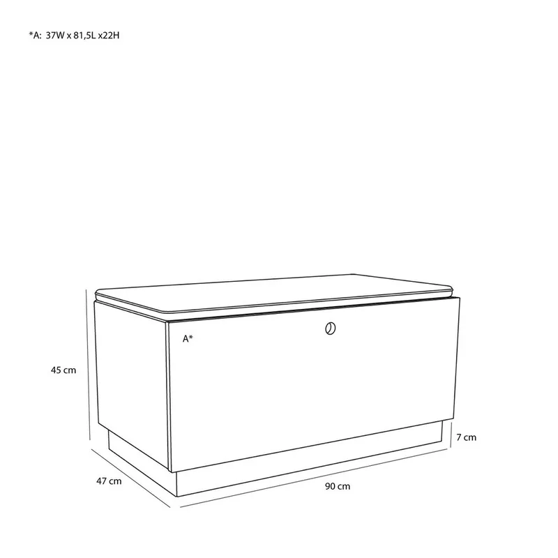 Alcove Bench Natural von Hübsch – Produktfoto 4 von 6