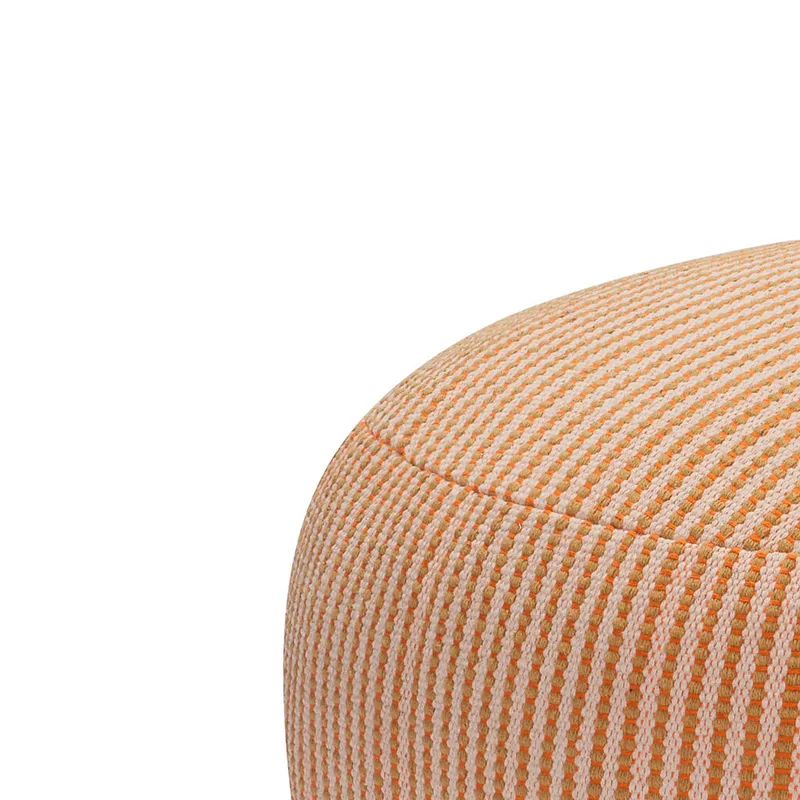 Mochi Pouffe Sand/Multicolour by Hübsch – interior photo 1 of 4