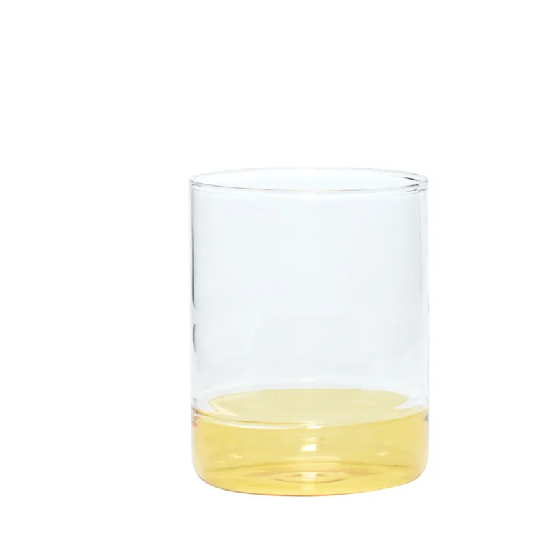 Kiosk Glass Yellow by Hübsch – product photo