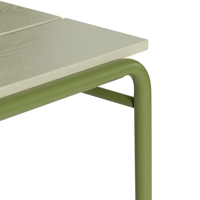 Koi Bench Green/Grey by Hübsch – product photo 2 of 5